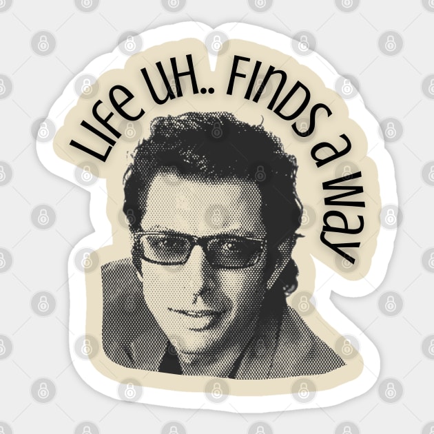 life finds a way Sticker by Chessfluencer